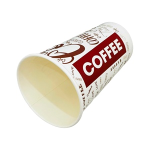 Vasos de papel Kraft desechables ecológicos con logotipo personalizado compostable biodegradable - Product Image 4