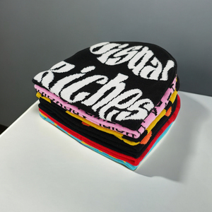 New Arrival High Quality 100% Wool Knit Beanie <b>Caps</b> <b>Winter</b> Warm Digital Printing Striped Adults Unisex Beach Business - Product Image 1
