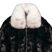 Manteau d'hiver de luxe pour femme en fausse fourrure, doux et moelleux, à manches longues, sur mesure OEM ODM, vente en gros, doublure en soie