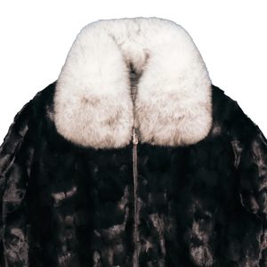 Manteau d'hiver de luxe pour femme en fausse fourrure, doux et moelleux, à manches longues, sur mesure, fabrication OEM/ODM, vente en gros - Product Image 2