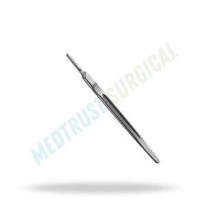 Scalpel Handle #7K Short 12cm Neuro Spine Surgical Instrument Stainless Steel Fine Blade <b>Holder</b> Surgical Use - Product Image 4