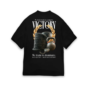 T-shirt Homme Oversize à Épaules Tombantes, T-shirt de Sport Vierge, Impression Personnalisée, Logo, T-shirt Lourd, Coupe Boxy pour Homme - Product Image 2