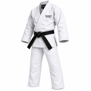 Kimono de Jiu-Jitsu Brésilien (BJJ) personnalisé, 450 GSM, tissage perlé, pour entraînement et compétition d'arts martiaux, OEM ODM - Product Image 4