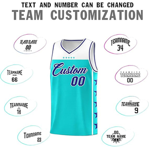 ชุดยูนิฟอร์มบาสเก็ตบอลแบบกำหนดเอง ชุดเสื้อเจอร์ซีย์พิมพ์ลายดิจิตอล กางเกงขาสั้น ชุดโลโก้แบบกำหนดเอง ชื่อ หมายเลข ชุดกีฬาฝึกซ้อมวิทยาลัย คอวี แขนกุด - Product Image 4