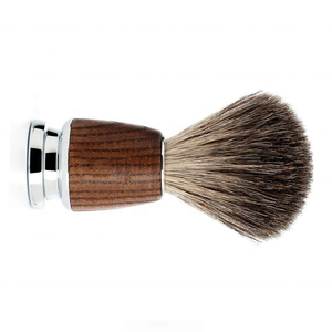 Brosse à raser pour hommes Tegra Surgical Wholesale, poils synthétiques, manche en bois, usage en salon, logo personnalisé, OEM accepté - Product Image 3