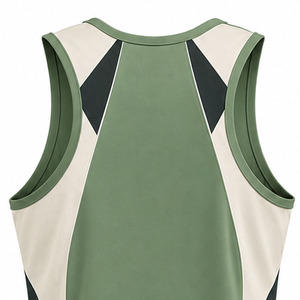 Men Knitted Casual <b>Stringer</b> <b>Vest</b> Singlet Custom Sleeveless Fitness Breathable Quick Dry Lightweight Gym Training Apparel OEM - Product Image 6