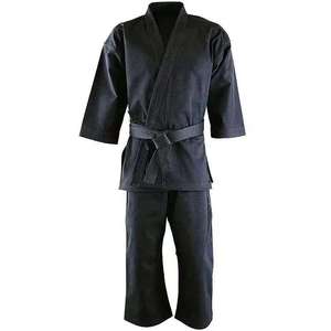 Uniforme de Karate Unisex para Adultos, Blanco, 100% Algodón, Transpirable, Estilo de Una Pieza, Corte Regular, Disponible en Stock - Product Image 5