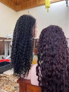 2024 Offre Spéciale HD dentelle frontale bouclée perruque vierge vietnamienne têtes d'entraînement de cheveux humains pour les femmes noires à un prix bon marché - Product Image 3