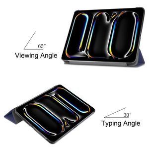 Custodia in pelle con supporto a tre ante M4 per iPad Pro 11 pollici 5a generazione 2024 con tastiera - Categoria prodotto - Product Image 4