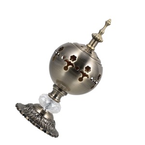 Quemador de incienso aromático indio ecológico de gran venta KW, incensario de carbón Bakhoor con diseño metálico ornamental perforado decorativo - Product Image 2
