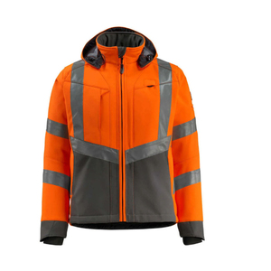 Chaquetas de Seguridad Reflectantes Impermeables de Alta Visibilidad para Trabajo Invernal, Chaqueta de Alta Visibilidad para Construcción en Exteriores, Abrigos de Seguridad Reflectantes - Product Image 4