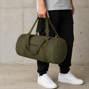 Sac de sport en toile de style baril, personnalisé, de haute qualité, en gros |   Hommes Femmes Fitness Gym |   Sac robuste 2026 - Product Image 2