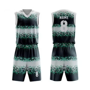 Maillot de basket-ball réversible personnalisé, design respirant, impression sublimée, taille plus, 100% polyester, séchage rapide, unisexe, prix bas - Product Image 3
