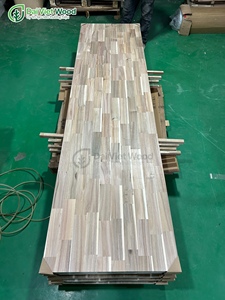 Fourniture en gros de panneau de joint de doigt d'acacia du fabricant en bois pour des dessus de table de partie supérieure de comptoirs de vanité - Product Image 4