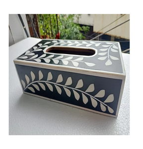 Cuillère à dessert en os incrusté, luxe, faite à la main, écologique, couleur personnalisée, motif royal et feuille, organisateur multi-usage, meilleurs prix - Product Image 3