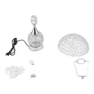 Lámpara de Cristal Estilo Palacio Real con Forma de Hongo, Lámpara Decorativa Francesa de Mesa con Flecos de Cristal, Ideal para Joyerías y Vestíbulos de Hoteles - Product Image 3