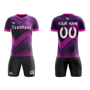 Ensemble Maillot et Short de Football Personnalisé Grande Taille pour Club – Tenue de Sport Respirante et Séchage Rapide – Vente en Gros - Product Image 2