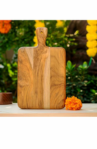 เขียงไม้มะม่วงรีไซเคิล FAIZA CRAFT สไตล์ฟาร์มเฮาส์ แข็งแรง ทนทาน เป็นมิตรกับสิ่งแวดล้อม น้ำหนักเบา อเนกประสงค์ สำหรับใช้ในครัว - Product Image 6