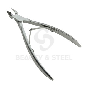 Professional Stainless Steel Cuticle Nipper Wide Jaw Opening Curved Blade for Finger Nail Cutting Precision Manicure Tool Double - Product Image 1