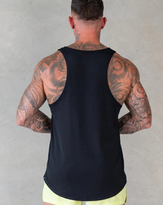 Camisetas sin mangas personalizadas para hombre con estampado digital, mezcla de poliéster/algodón de alta calidad, de secado rápido, transpirables, con patrón sólido, estilo urbano. - Product Image 3