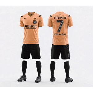 Uniformes de Fútbol Premium en Oferta, Conjunto de Camiseta de Fútbol Sublimada Personalizada, Kits de Equipo Profesional con Absorción de Humedad, OEM - Product Image 5