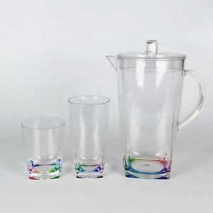 Gobelet à eau en plastique acrylique transparent - Product Image 5