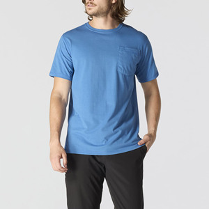 เสื้อยืดผู้ชายคุณภาพพรีเมียม ผ้าฝ้าย 100% สีพื้น ทรงมาตรฐาน แห้งเร็ว รับสั่งทำเสื้อยืดผู้ชายแบบพื้นฐาน - Product Image 2