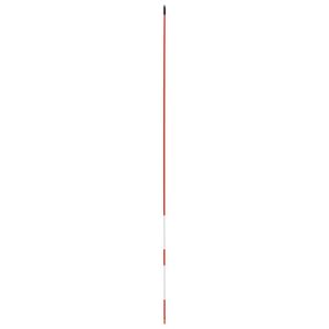 Marcatori Riflettenti per Vialetti ad Alta Visibilità, 500 Pezzi, Lunghi 48 Pollici, Diametro 1/4, con 12 Punte in Acciaio, in Tessuto Riflettente - Product Image 1