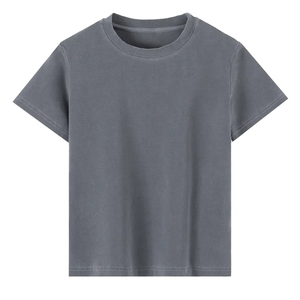 Custom 100% Cotton Heavyweight Acid Wash Boxy Design Men's Oversized Vintage Sporty Style <b>T</b>-Shirt - Product Image 1