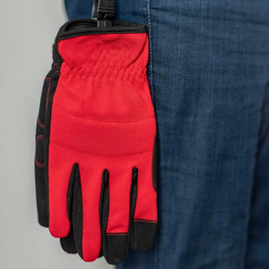 Guantes Deportivos para Exteriores, Rojos, Negros y Grises, de Poliéster Antideslizante, Unisex, para Todas las Estaciones, Guantes de Trabajo para Uso en Exteriores - Product Image 5