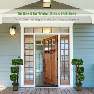 Albero Artificiale di Bosso da 36 Pollici con Protezione UV per Interni ed Esterni - Product Image 4