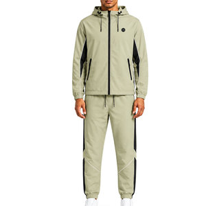 Lightweight <b>Men</b> Windbreaker Suit Stylish Athletic Jacket And Pants For Outdoor Sports Casual Activities And Weekend Travel - Product Image 1