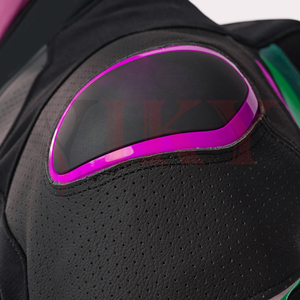 Traje de Motociclismo Unisex de Cuero Genuino para Mujer, Talla Grande, Certificado CE, Resistente a la Abrasión, Cortavientos, para Exteriores - Product Image 4