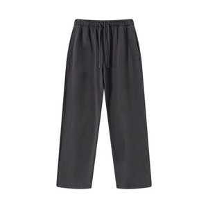 Pantalon de survêtement classique pour homme, en toile brodée, décontracté, coupe droite ample, taille élastique, jambe large, style vintage - Product Image 5