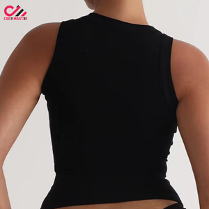 Camiseta sin Mangas para Mujer al Por Mayor a Precio Económico, Diseño Personalizado con Logotipo, Transpirable, en Stock, Último Diseño con OEM - Product Image 6
