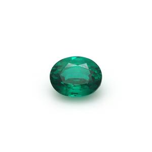 Pierre précieuse verte de type émeraude, taille poire, créée en laboratoire, 9x13mm, style colombien, fournitures pour la fabrication de bijoux - Product Image 3