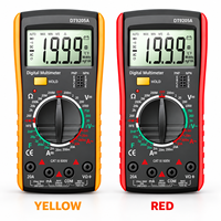 Multimètre numérique DT9205A LCD, testeur automatique de tension AC/DC, 1999 lectures, 2mA-20A, mesure de la capacité et de l'impedance, outil électrique