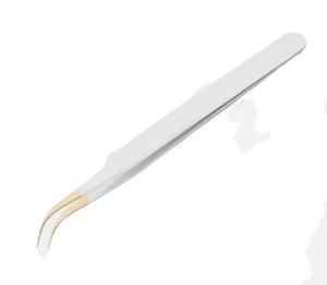 Pinzas de Acero Inoxidable para Cejas y Pestañas IMANS ENTERPRISES, Juego de Herramientas para Pestañas de Marca Privada con Punta Puntiaguda - Product Image 1