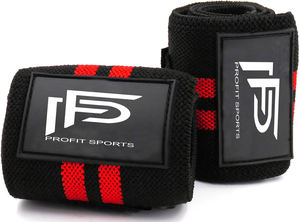 Bandes de maintien pour poignets, élastiques, antidérapantes, confortables, pour la musculation, unisexes, personnalisables, vente en gros - Product Image 2