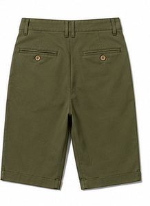 Pantalones Cortos Chino Casuales Negros de Primera Calidad para Hombre, Corte Recto, Hasta la Rodilla - Product Image 6