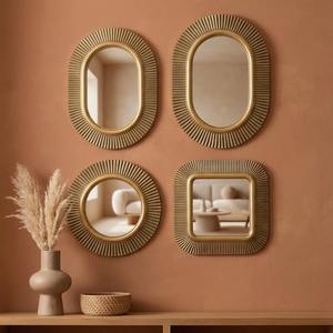 Espejo de Pared de Madera Profesional con Logotipo Personalizado, Espejo de Pared de Madera para Regalos Corporativos y Eventos, Espejo Colgante al por Mayor - Product Image 1