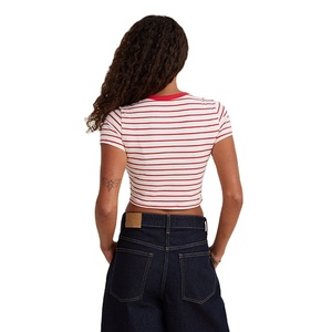 Chemise pour femme personnalisée, 180 g/m², légère, respirante, écologique, coupe ajustée, nouvelle mode, été, formelle, haute qualité, coton/bambou, séchage rapide - Product Image 3