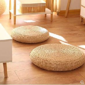 Handcrafted Water Hyacinth Cushion <b>Pad</b> Natural Fiber Woven Seat Cushion for <b>Chair</b> Boho Home Decor Wholesale Vietnam - Product Image 3
