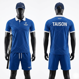 เสื้อเทนนิสผ้าโพลีเอสเตอร์ตาข่ายพรีเมียม 150 GSM สีเขียวนีออน ดีไซน์ลายเรขาคณิต พร้อมโลโก้แบบซับลิเมชั่นตามสั่ง - Product Image 3