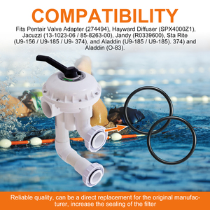 Joint torique pour adaptateur de valve Pentair (274494) et diffuseur <span class=keywords><strong>Hayward</strong></span> (SPX4000Z1), <span class=keywords><strong>pièces</strong></span> de rechange pour piscine et spa (3 <span class=keywords><strong>pièces</strong></span>) - Product Image 6