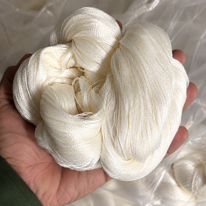 Fil de Soie Naturelle 100% Pure Premium Multifilament Blanc Naturel pour Tissage, Broderie et Tricot - Product Image 4