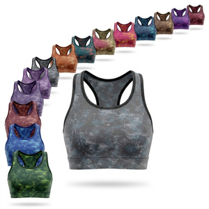 High Impact Lightweight Comfortable Sports Bra Breathable Quick Dry Fitness <b>Running</b> <b>Padded</b> Racerback Workout Custom Sports Bra - Product Image 1