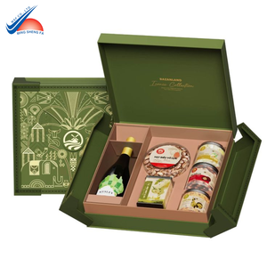 กล่องของขวัญกระดาษพิมพ์ลายนูนสีทองสำหรับเทศกาลปีใหม่ - Product Image 4