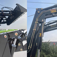 Multifunktionaler 100PS-Traktor zum Laden, Schaufeln und Transportieren von Erde auf Großen Ackerflächen