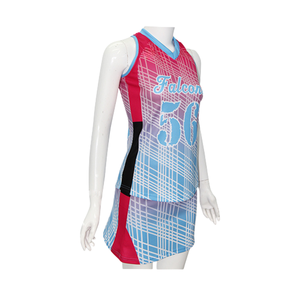 Ensemble de maillots et jupes de lacrosse pour femmes, personnalisés, sans manches, par sublimation, vente en gros - Product Image 3